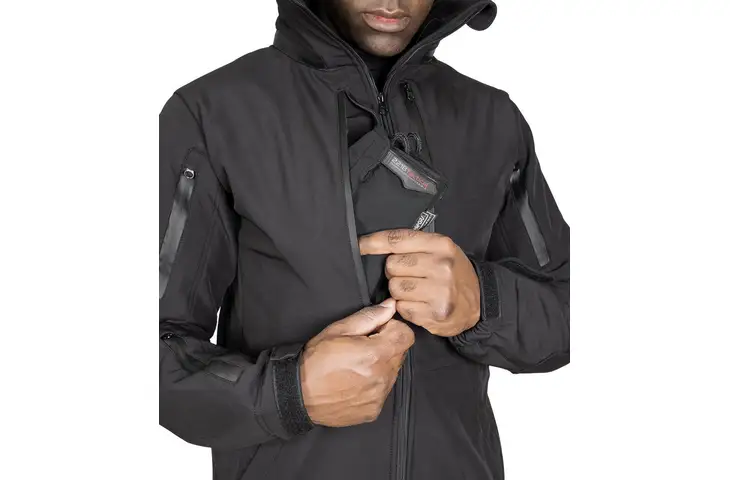 221B Tactical Tradecraft Tactical EDC/CCW Jacket 2.0 w/ Level IIIA Front & Back Panels - Men's w/ Fr - view 16